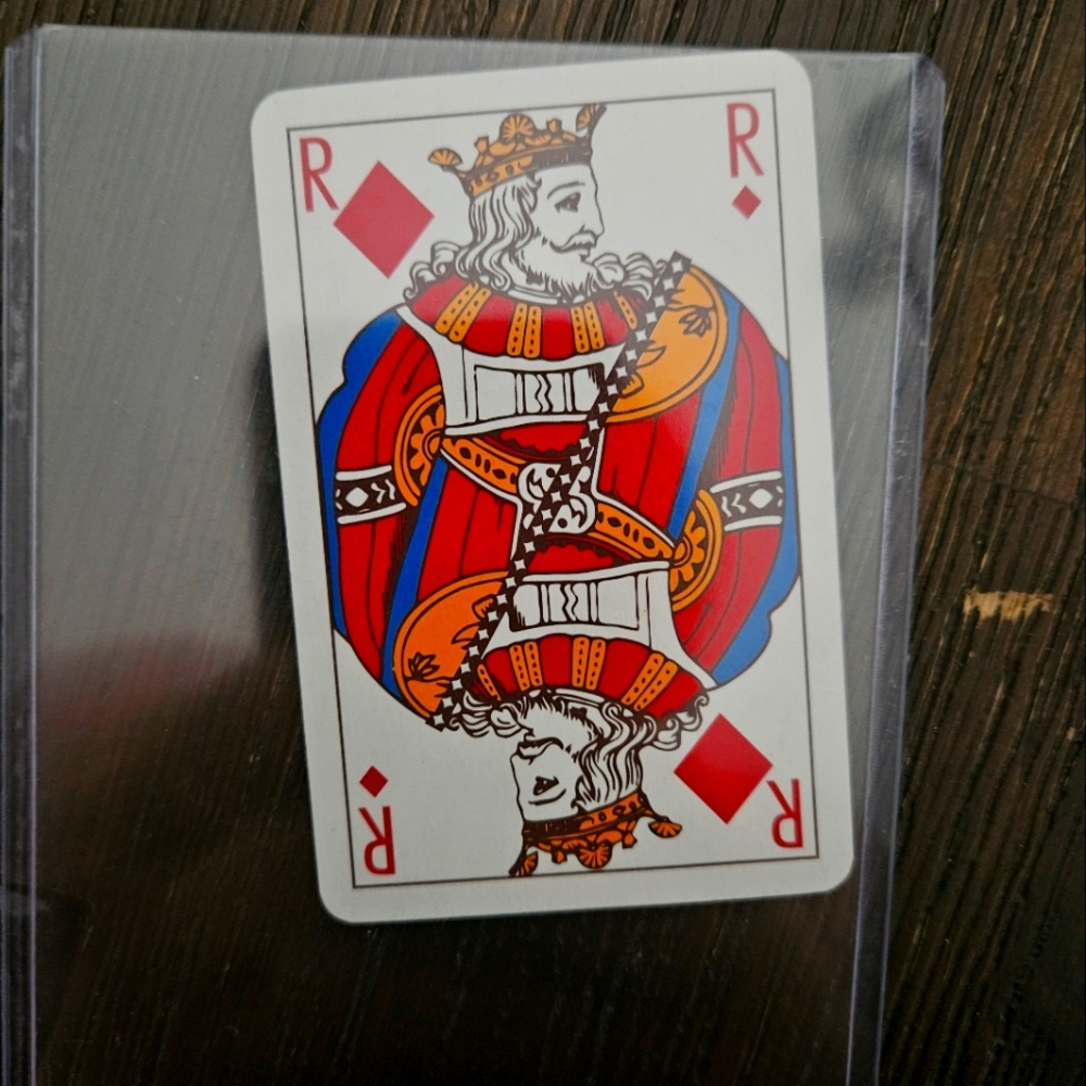 Louis Vuitton King of Diamonds Playing Card. Start Your Collection!